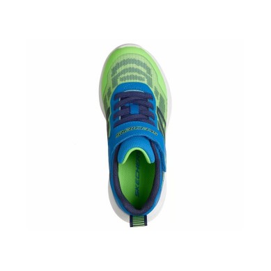 SKECHERS MICROSPEC VELOCITY ZAPATILLA NIÑO AZUL Y VERDE 404125L/LMBL