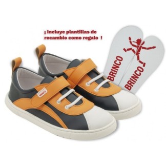 BRINCO TANDEM ZAPATILLA BEBE ROLER NARANJA 060073