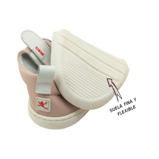BRINCO TANDEM ZAPATILLA BEBE COMODAS ROSA 060035