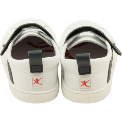 BRINCO BAREFOOT ZAPATILLA BEBE COMODAS BLANCA AZUL 060042