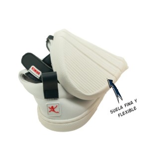 BRINCO BAREFOOT ZAPATILLA BEBE COMODAS BLANCA AZUL 060042