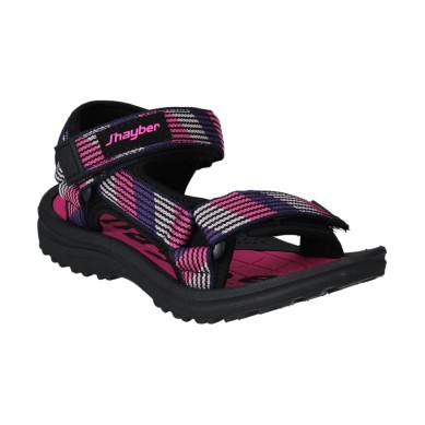 J´HAYBER SIERRA SANDALIAS NIÑA DEPORTIVA NEGRA Y ROSA ZN51394 200