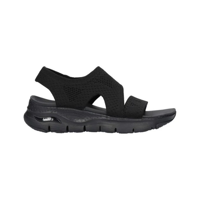 SKECHERS ARCH FIT  BRIGHTEST DAY SANDALIAS  MUJER CASUAL NEGRA 140874/TPE119458/BBK