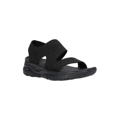 SKECHERS ARCH FIT  BRIGHTEST DAY SANDALIAS  MUJER CASUAL NEGRA 140874/TPE119458/BBK