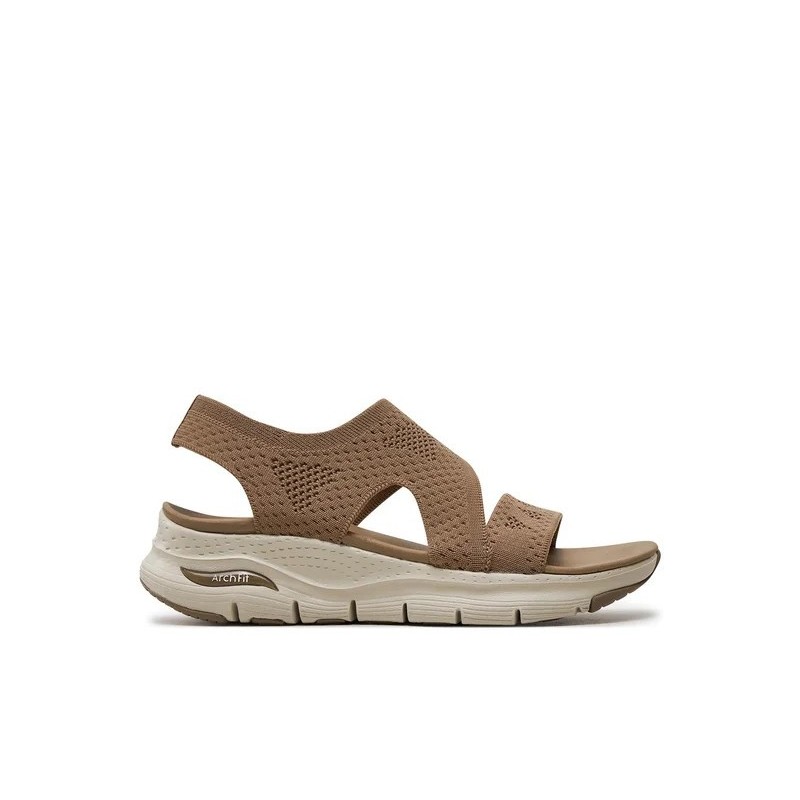 SKECHERS ARCH FIT  BRIGHTEST DAY SANDALIAS  MUJER CASUAL MARRÓN 119458/MOC