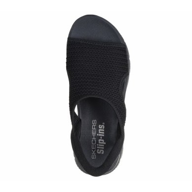 SKECHERS SWEETLY SLIP INS SANDALIAS MUJER COMODAS NEGRA 119519BBK