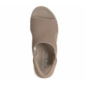 SKECHERS SWEETLY SLIP INS SANDALIAS MUJER COMODAS BEIGE 119519TPE