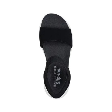 SKECHERS SLIP INS SUMMERVILLE SANDALIAS MUJER  COMODAS NEGRA 119804BLK