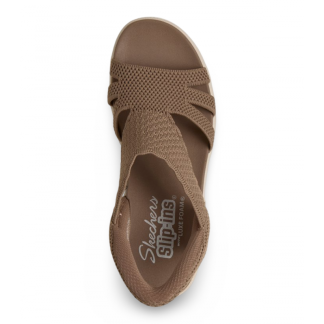 SKECHERS SLIP INS SANDALIAS MUJER COMODAS MARRÓN 120012MOC