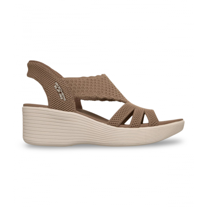 SKECHERS SLIP INS SANDALIAS MUJER COMODAS MARRÓN 120012MOC