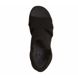 SKECHERS SLIP INS SANDALIAS MUJER COMODAS NEGRA120012BBK