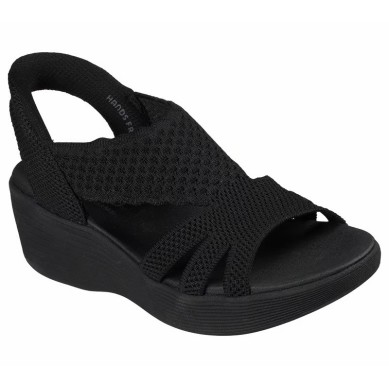SKECHERS SLIP INS SANDALIAS MUJER COMODAS NEGRA120012BBK