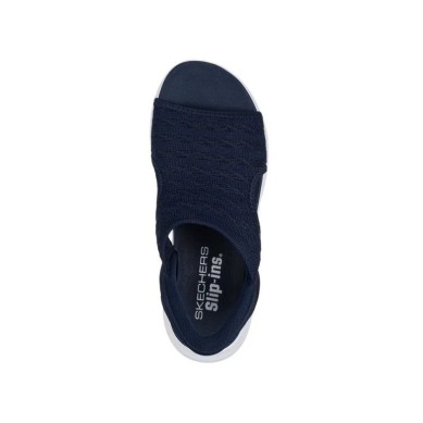 SKECHERS SLIP INS ULTRA FLEX SANDALIAS MUJER  COMODAS AZUL 119805NVY