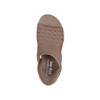 SKECHERS SLIP INS ULTRA FLEX SANDALIAS MUJER  COMODAS MARRÓN119805MOC