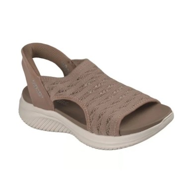 SKECHERS SLIP INS ULTRA FLEX SANDALIAS MUJER  COMODAS MARRÓN119805MOC