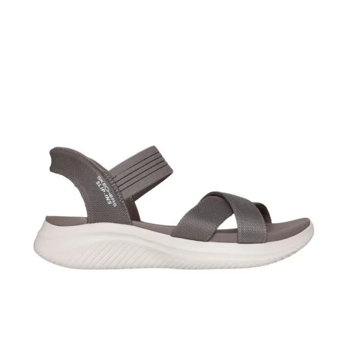 SKECHERS NEVER SLIP INS SANDALIAS MUJER COMODAS GRIS 119975DKTP