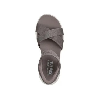 SKECHERS NEVER SLIP INS SANDALIAS MUJER COMODAS GRIS 119975DKTP