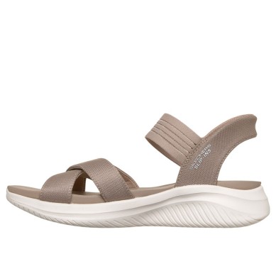 SKECHERS NEVER SLIP INS SANDALIAS MUJER COMODAS BEIGE 119975TPE