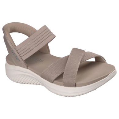 SKECHERS NEVER SLIP INS SANDALIAS MUJER COMODAS BEIGE 119975TPE