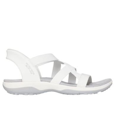 SANDALIA SKECHERS MUJER SLIP-INS 163460/WHT BLANCA