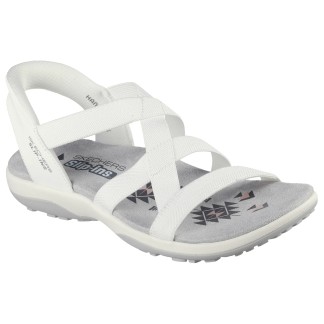 SANDALIA SKECHERS MUJER SLIP-INS 163460/WHT BLANCA