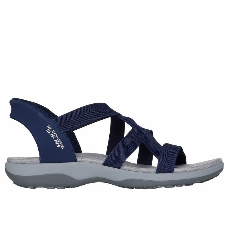 SANDALIA SKECHERS MUJER SLIP-INS 163460/NVY MARINO