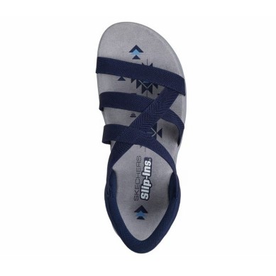 SANDALIA SKECHERS MUJER SLIP-INS 163460/NVY MARINO