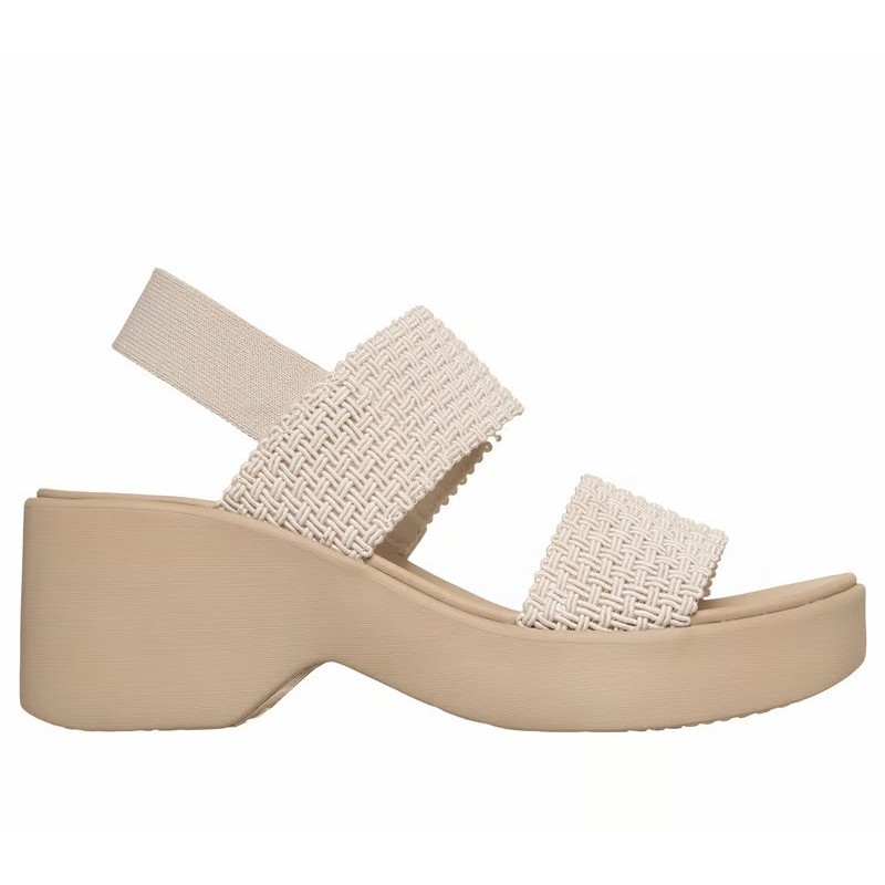 SKECHERS LUXE CALI SANDALIAS MUJER COMODAS BLANCAS 119413 OFWT
