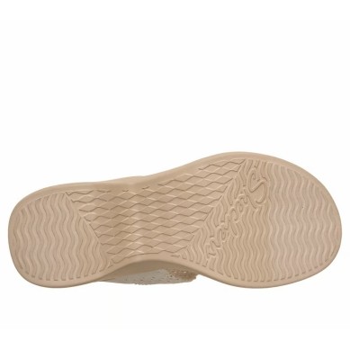 SKECHERS LUXE CALI SANDALIAS MUJER COMODAS BLANCAS 119413 OFWT