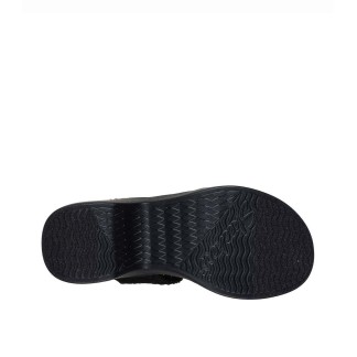 SKECHERS LUXE CALI SANDALIAS MUJER COMODAS NEGRA 119413 BBK