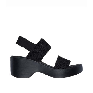 SKECHERS LUXE CALI SANDALIAS MUJER COMODAS NEGRA 119413 BBK