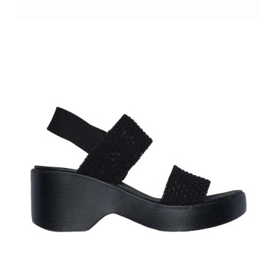 SKECHERS LUXE CALI SANDALIAS MUJER COMODAS NEGRA 119413 BBK