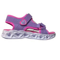 SKECHERS SUGAR SPARKS SANDALIAS NIÑA COMODA ROSA 303104L LVPK