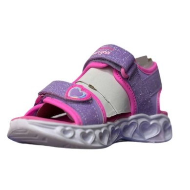SKECHERS SUGAR SPARKS SANDALIAS NIÑA COMODA ROSA 303104L LVPK