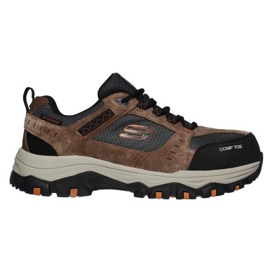 SKECHERS GREETAH ZAPATILLAS HOMBRE SEGURIDAD MARRÓN 77183EC BRBK