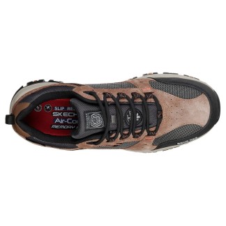SKECHERS GREETAH ZAPATILLAS HOMBRE SEGURIDAD MARRÓN 77183EC BRBK