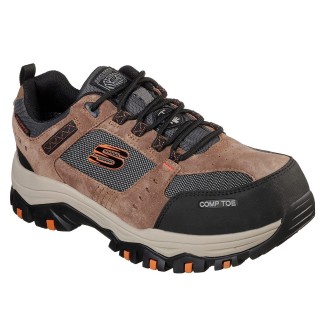 SKECHERS GREETAH ZAPATILLAS HOMBRE SEGURIDAD MARRÓN 77183EC BRBK