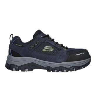 Skechers Greetah Zapatillas Seguridad Hombre Puntera Acero Azul Marino 77183EC NVBK