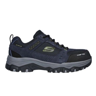 Skechers Greetah Zapatillas Seguridad Hombre Puntera Acero Azul Marino 77183EC NVBK