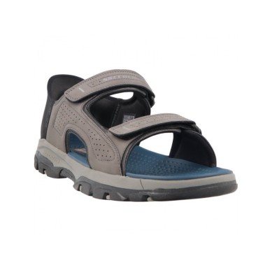SKECHERS TRESMEN SLIP-INS SANDALIAS HOMBRE SIN MANOS GRIS 205289 CHAR