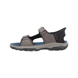 SKECHERS TRESMEN SLIP-INS SANDALIAS HOMBRE SIN MANOS GRIS 205289 CHAR