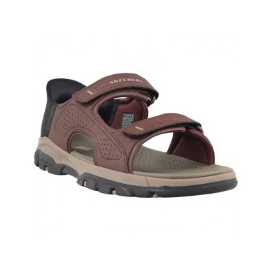 SKECHERS SLIP-INS TRESMEN SANDALIAS HOMBRE SIN MANOS MARRÓN 205289 CHOC