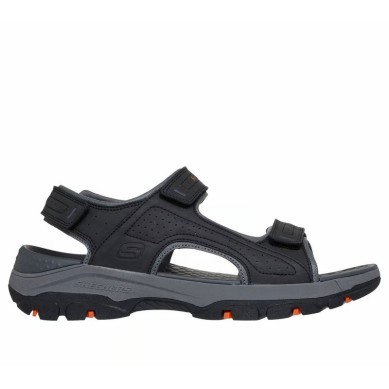 SKECHERS TRESMEN SANDALIAS HOMBRE  COMODAS NEGRA 204105BLK