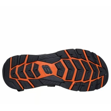 SKECHERS TRESMEN SANDALIAS HOMBRE  COMODAS NEGRA 204105BLK