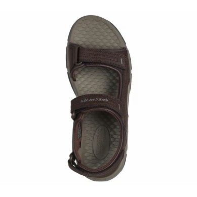 SKECHERS TRESMEN SANDALIAS HOMBRE COMODAS MARRÓN 204105CHOC