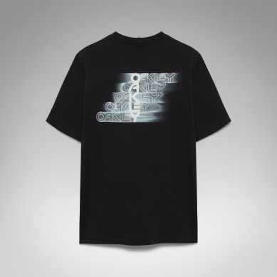 OAKLEY STACKED FLOW TEE CAMISETA HOMBRE NEGRA STACKED FLOW TEE FOA407928