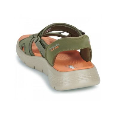 SANDALIAS SKECHERS SLIP-INS HOMBRE GO WALK FLEX-NO MANOS 229210/OLV VERDE