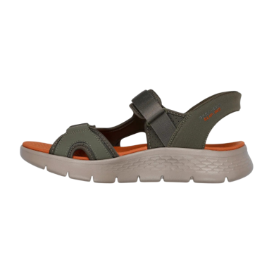 SANDALIAS SKECHERS SLIP-INS HOMBRE GO WALK FLEX-NO MANOS 229210/OLV VERDE