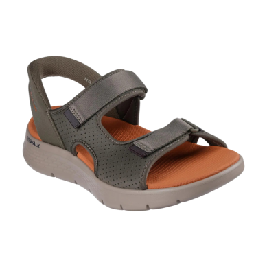 SANDALIAS SKECHERS SLIP-INS HOMBRE GO WALK FLEX-NO MANOS 229210/OLV VERDE