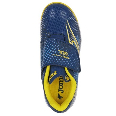 JOMA GOL FUTBOL SALA NIÑO JR 2603 AZUL Y AMARILLA ( BALÓN DE REGALO)